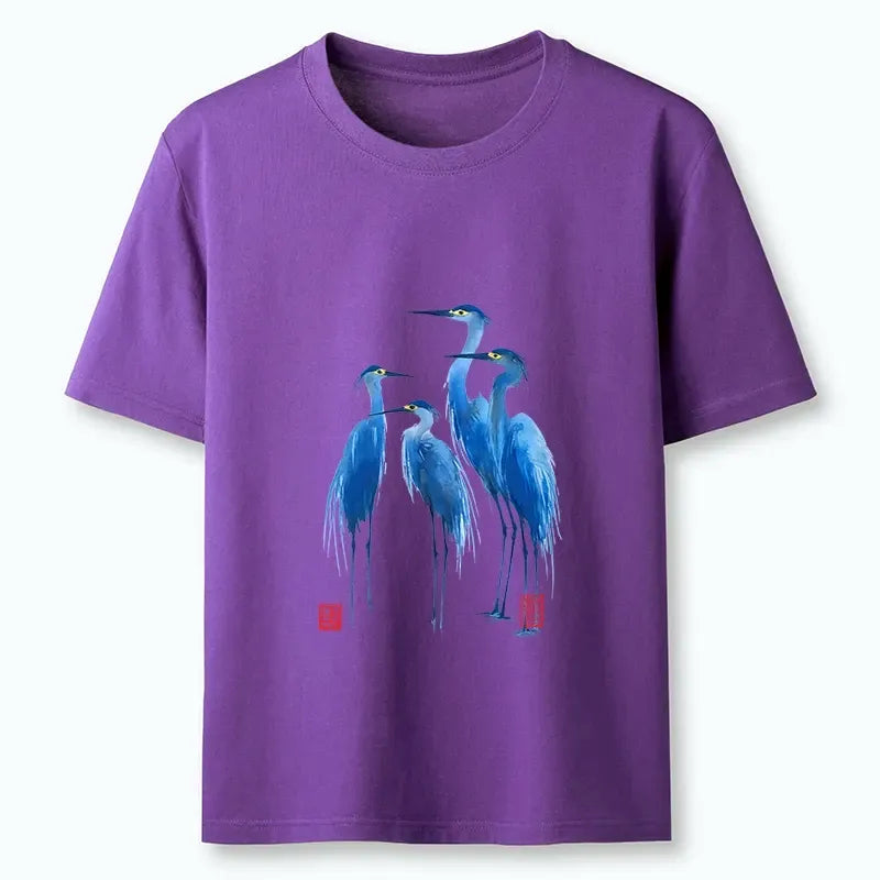 Great Blue Herons Art Tee for Men