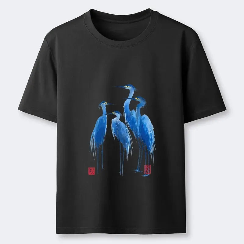 Great Blue Herons Art Tee for Men