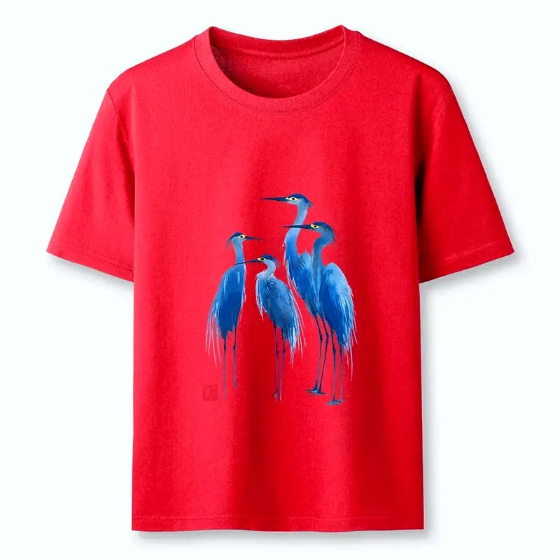 Great Blue Herons Art Tee for Men