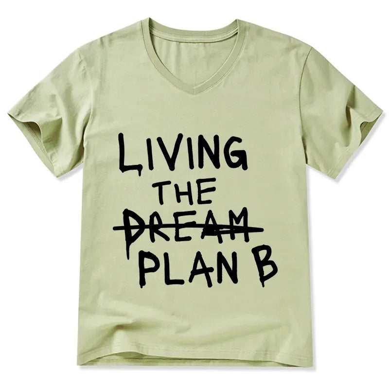 Kyoto-Lion Implement Plan B V-Neck Classic T-Shirt