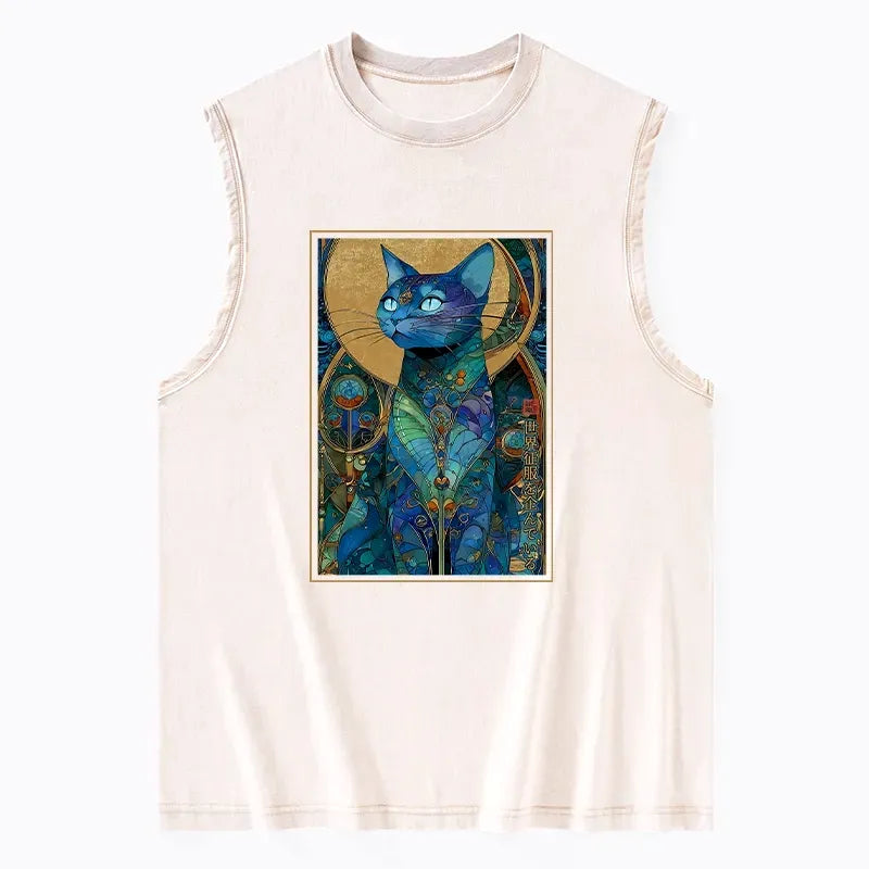 Cat Lover Tank Top for Summer Vacation
