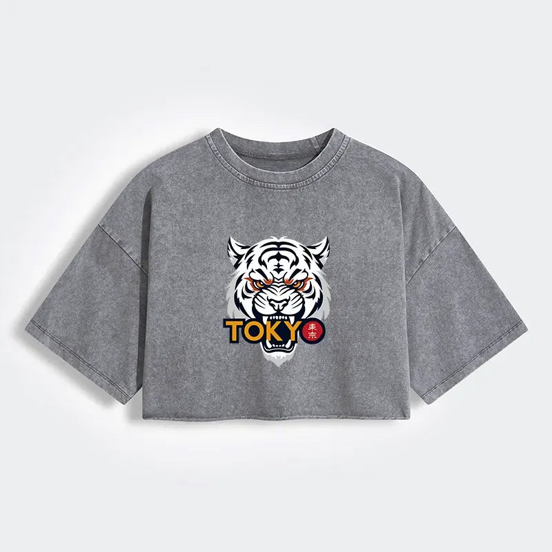 trendy vintage crop top for streetwear
