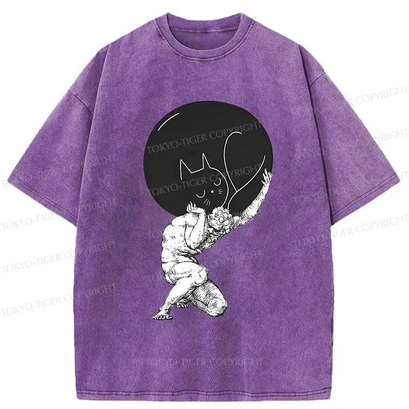 Kyoto Lion Stone Statue Cat T-Shirt