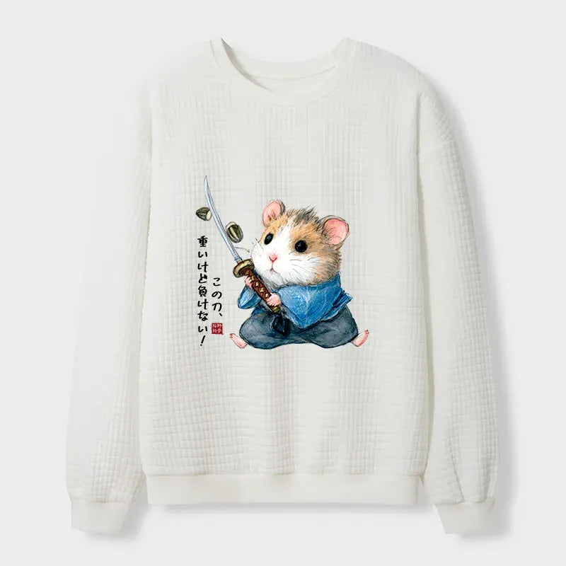 Kyoto-Lion Heavy Sword, Strong Heart Waffle Sweatshirt