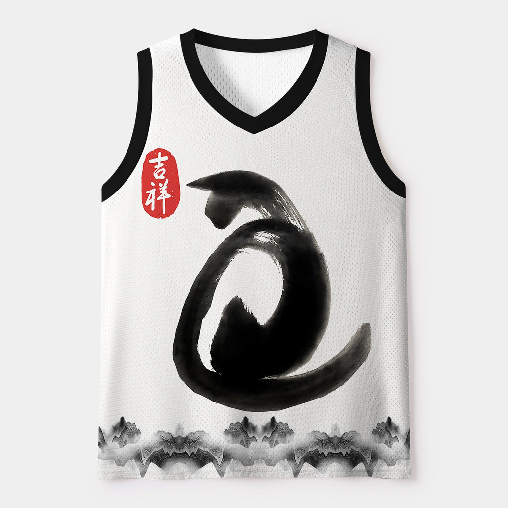 Trendy Japanese Cat Tank Top for Streetwear