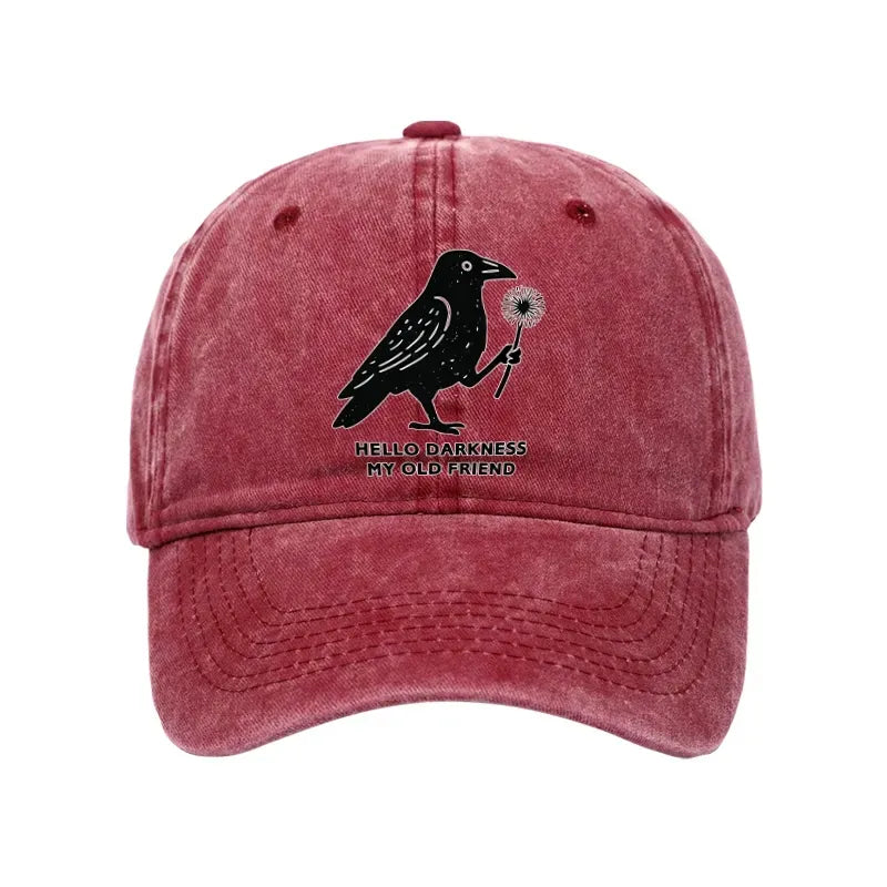 Vintage Japanese washed cap for daily wear