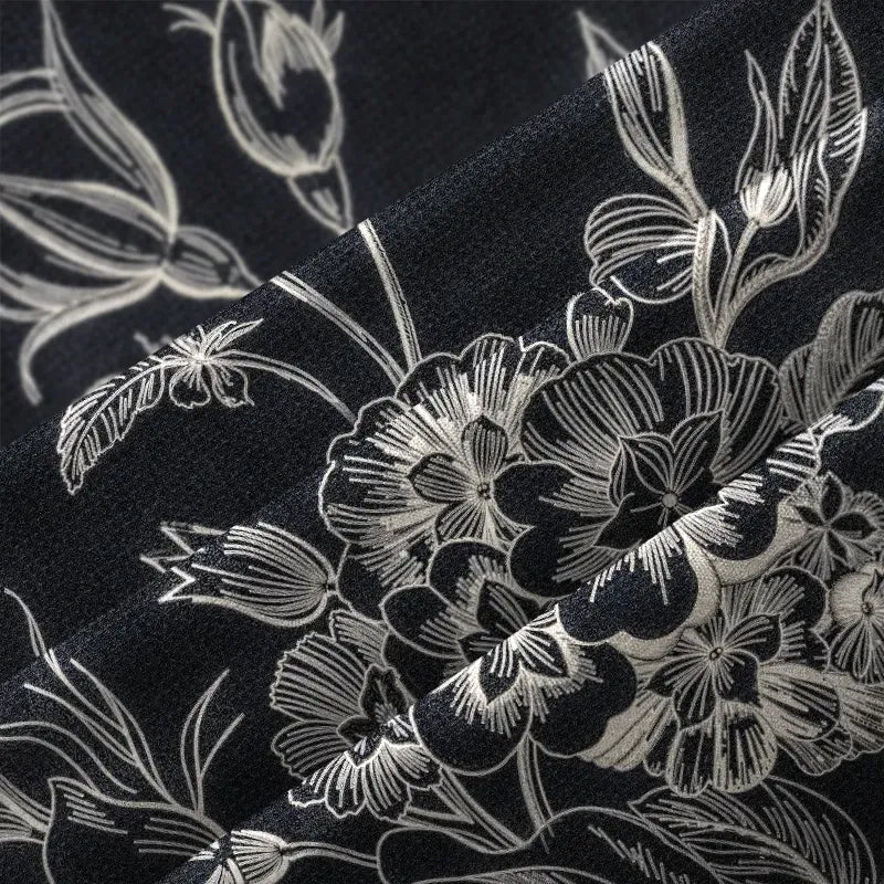 Japanese Floral Hawaiian Shirt for Summer
