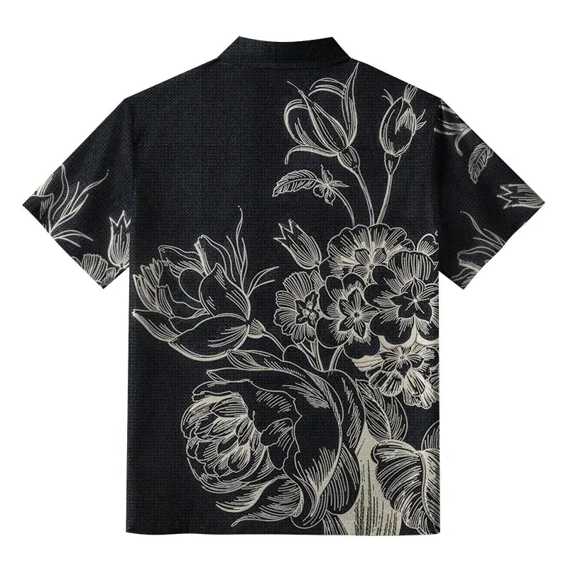 Vintage Kyoto Lion Aloha Shirt Trendy