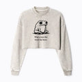 washed crop sweatshirt streetwear daily wear