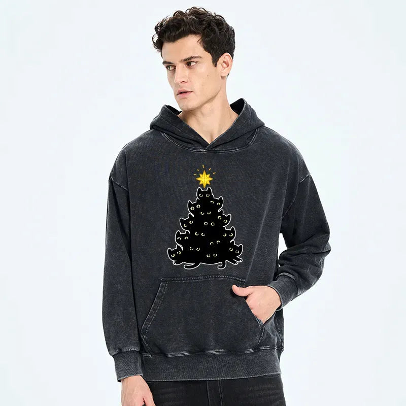 washed unisex hoodie for daily wear
