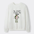 Kyoto-Lion Accept This Frog Waffle Sweatshirt