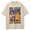 Kyoto lion orange cat streetwear top