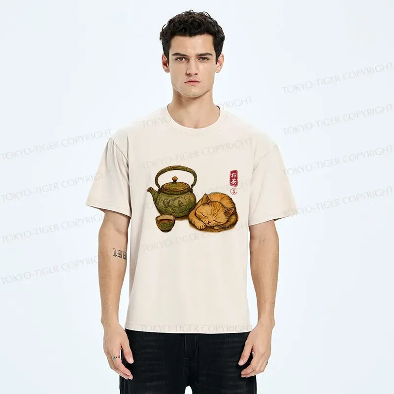 Unisex cat t-shirt for daily wear