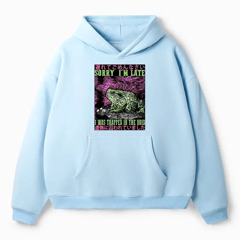 Kyoto-Lion Frogs Trapped In The Void Adult Fleece Hoodie