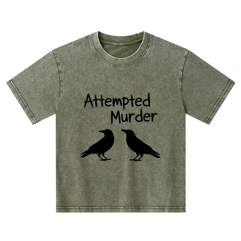 Japanese kids washed t-shirt gift idea