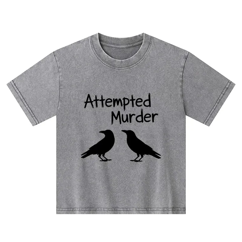 Japanese kids washed t-shirt gift idea