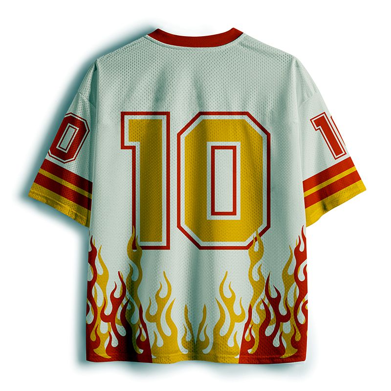 Kyoto Lion Mesh Jersey for Daily Wear
