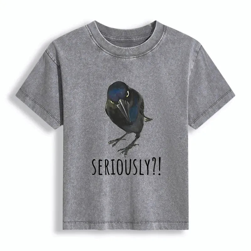 Women's Washed Japanese Raven T-Shirt