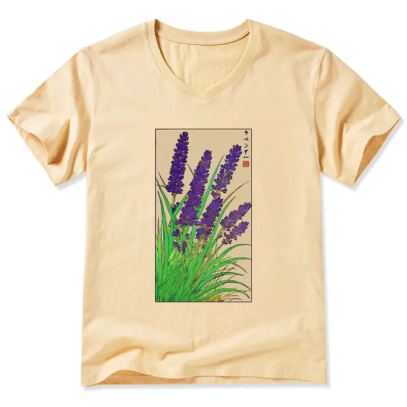 Unisex Cotton T-Shirt with Japanese Style