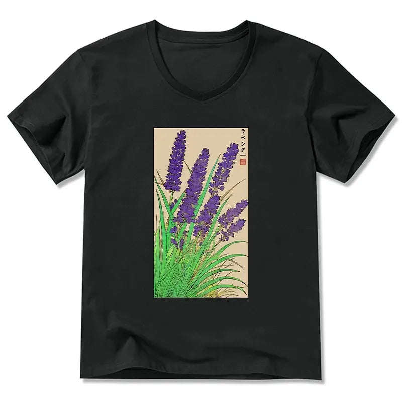 Unisex Cotton T-Shirt with Japanese Style