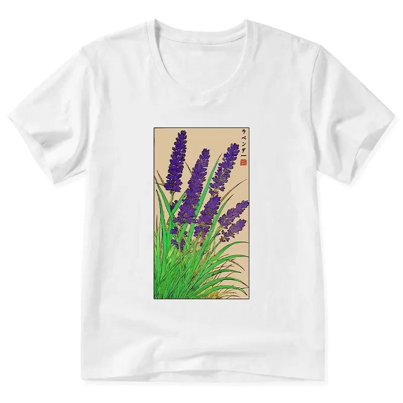 Lavender Classic Tee for Summer Vacation