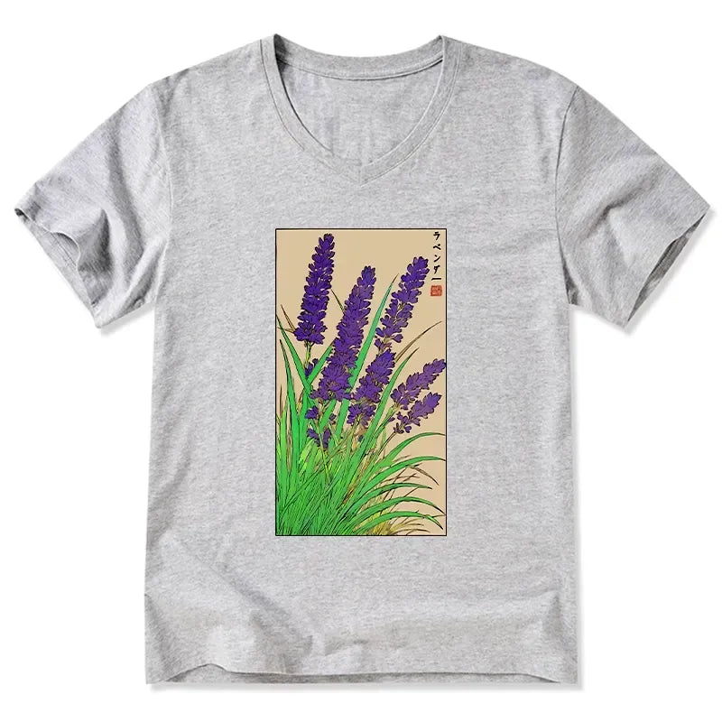 Lavender Classic Tee for Summer Vacation