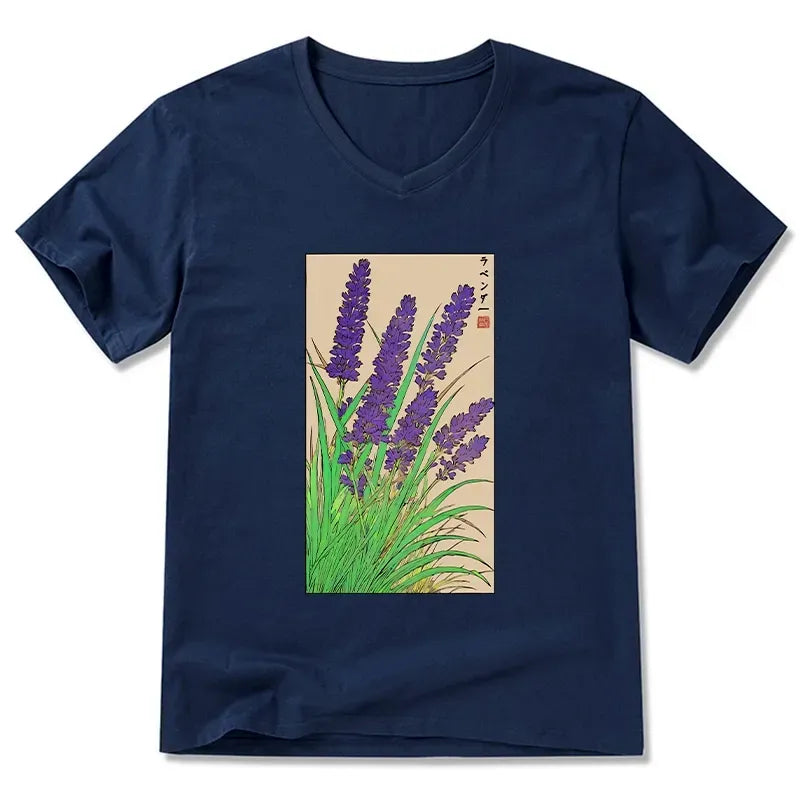Unisex Cotton T-Shirt with Japanese Style
