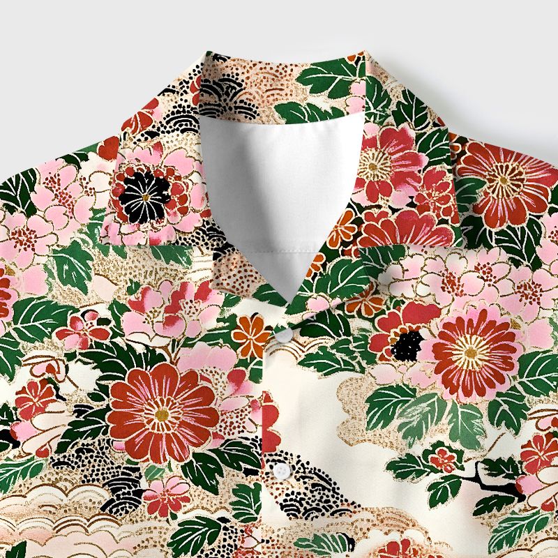 Stylish Unisex Japanese Print Shirt
