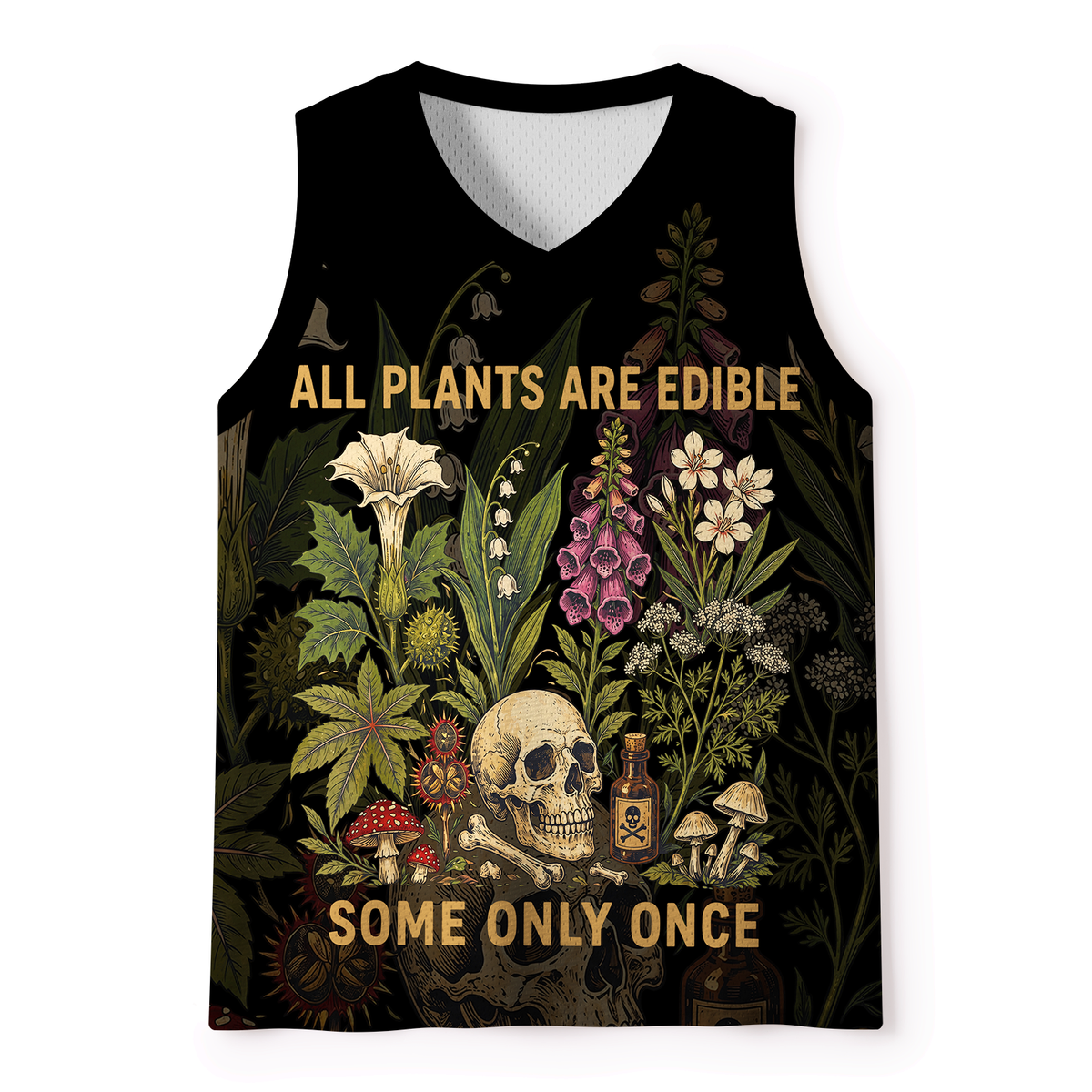 Poison floral mesh tank top on sale