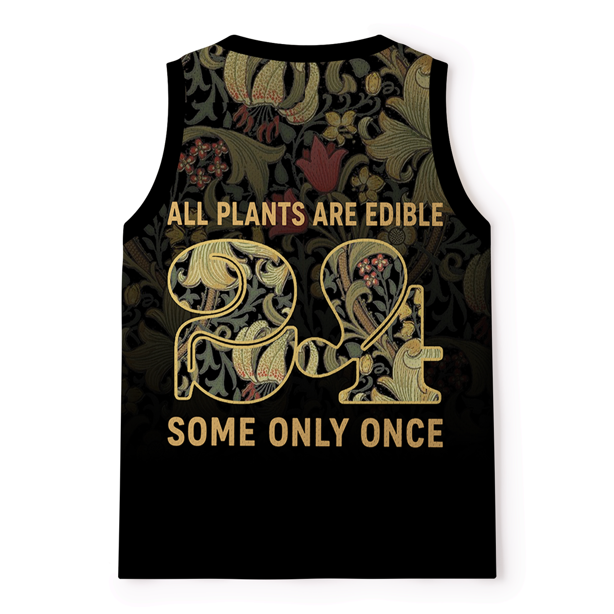 Poison floral mesh tank top on sale