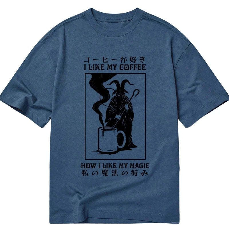 japanese culture coffee t-shirt
