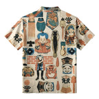 Kyoto Lion Japanese button-up shirt for daily wear
