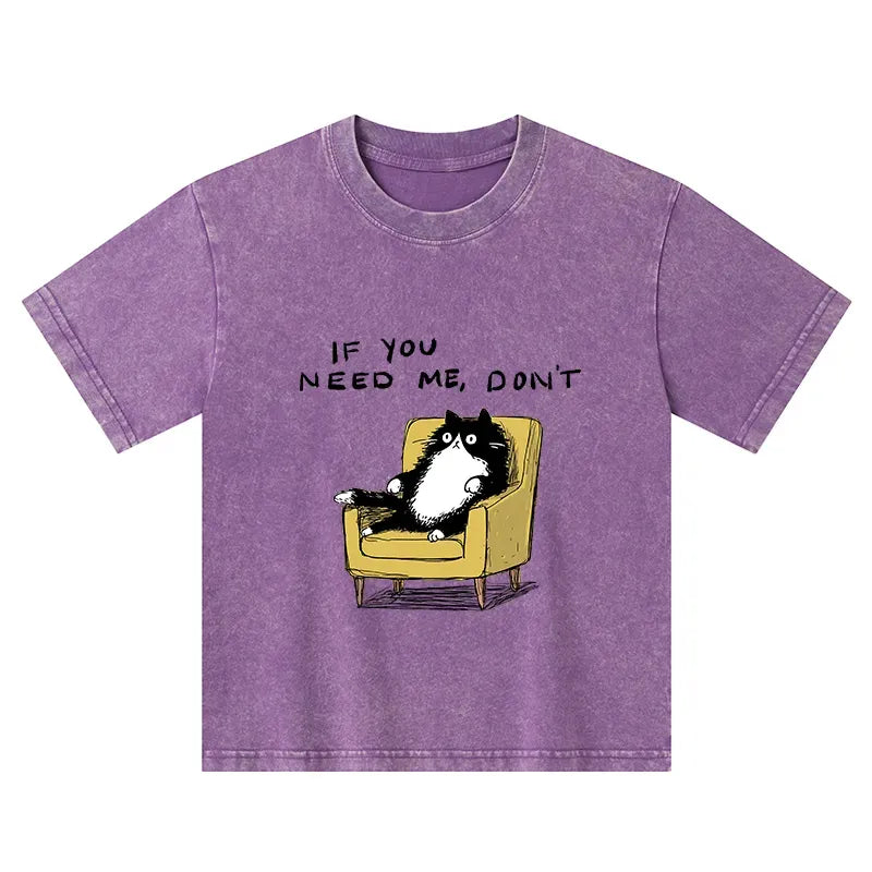 Vintage Cat Kids T-Shirt on Sale