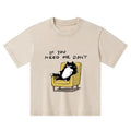 Kyoto Lion Cat Kids Washed T-Shirt