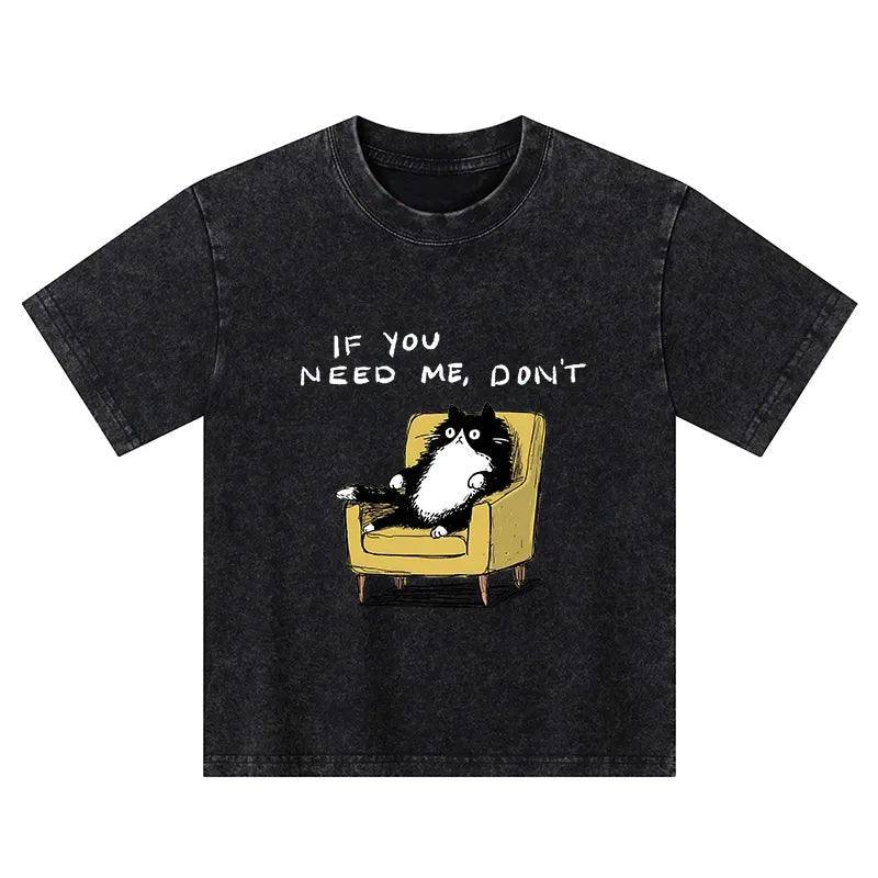 Vintage Cat Kids T-Shirt on Sale