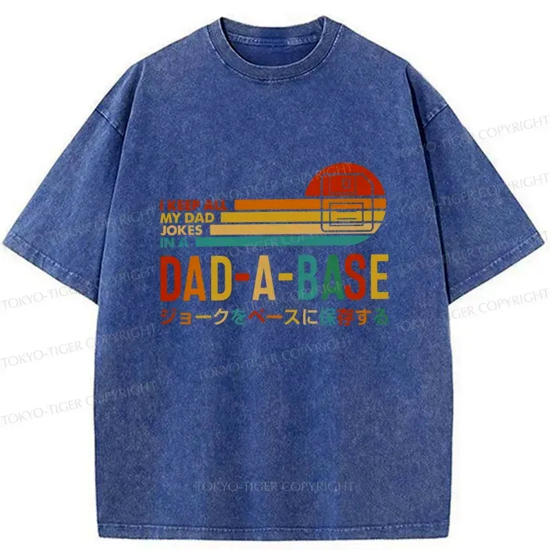 Kyoto-Lion Dad Jokes Washed T-Shirt