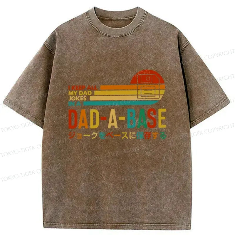 Kyoto-Lion Dad Jokes Washed T-Shirt