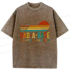 Kyoto-Lion Dad Jokes Washed T-Shirt