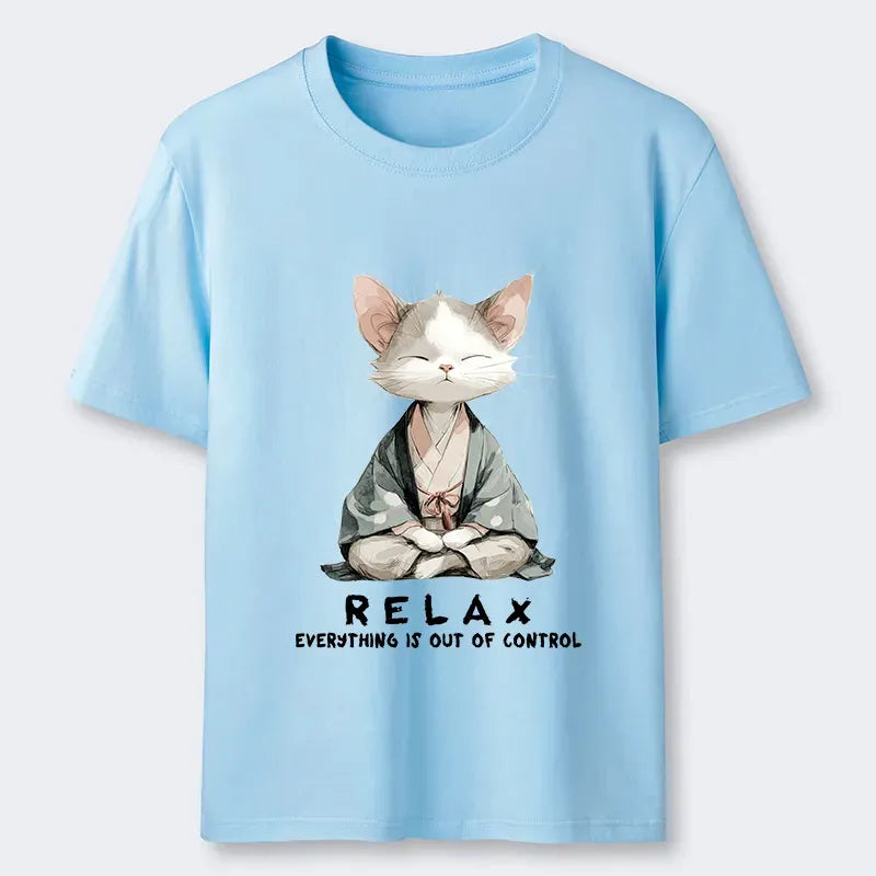 Vintage Kyoto Cat Tee for Daily Wear