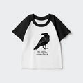 Crow Kids Raglan Shirt with Japanese Style