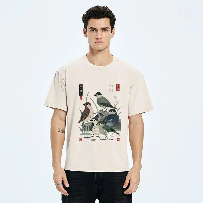 kyoto-lion japanese folk art tee on sale