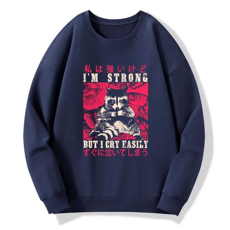 Comfortable raccoon sweatshirt for daily wear