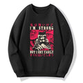 Comfortable raccoon sweatshirt for daily wear