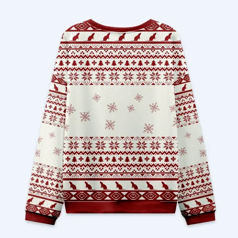 Kyoto-Lion Japanese Knight And His King Christmas Ugly Sweatshirt