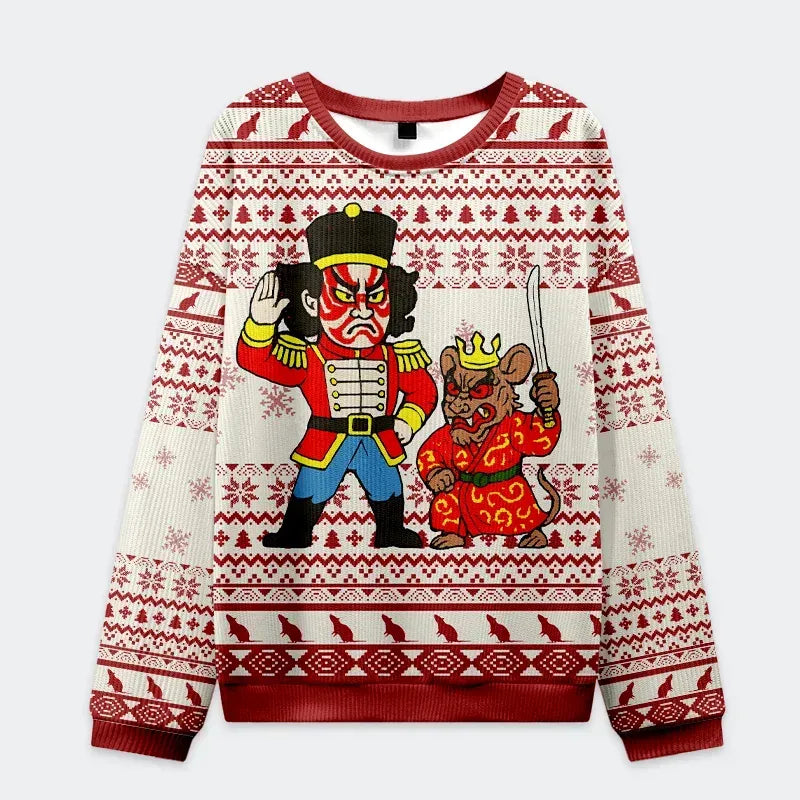 vintage Japanese knight ugly sweater free shipping