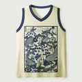 Kyoto-Lion Surplus Year After Year Mesh Tank Top