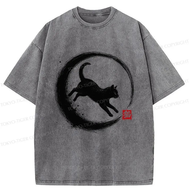 washed unisex cotton tee for daily wear