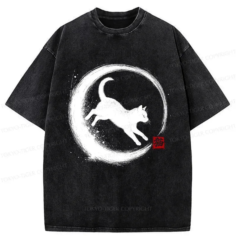 washed unisex cotton tee for daily wear