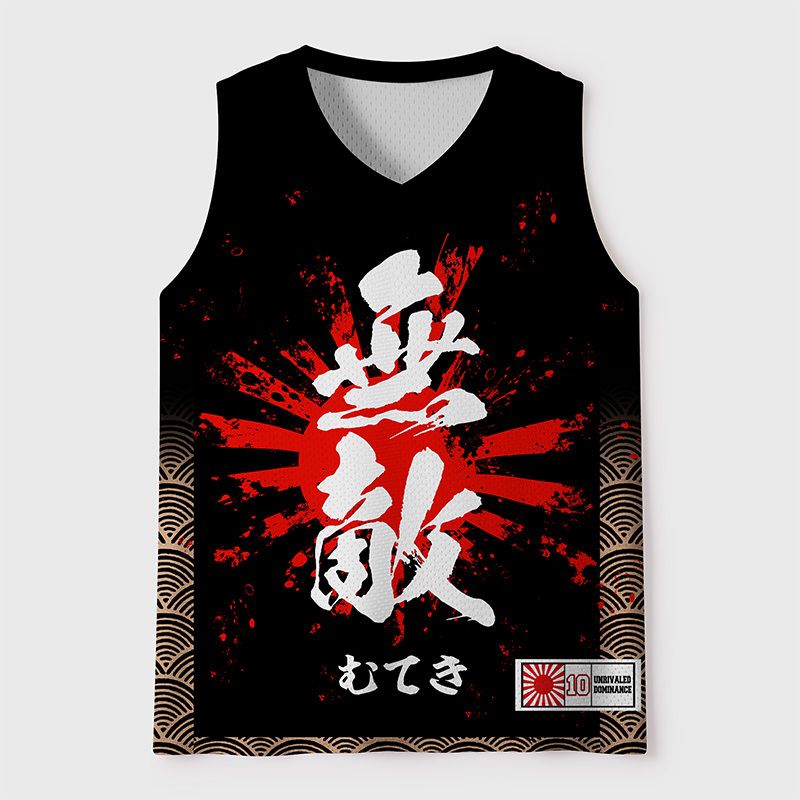 Kyoto-Lion Legend Mood On Fire Mesh Tank Top