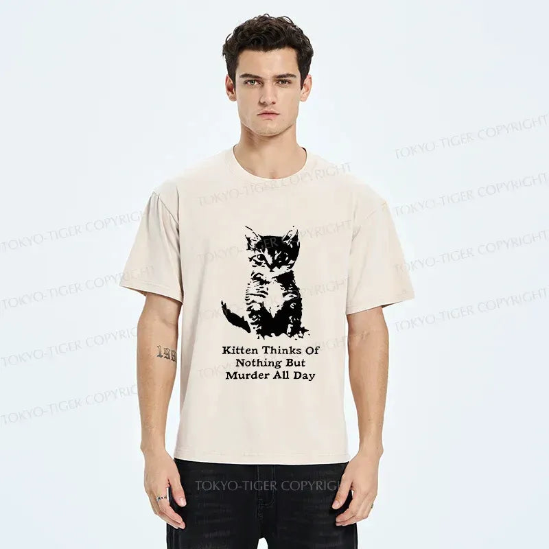 Funny Cat T-Shirt for Gift Idea